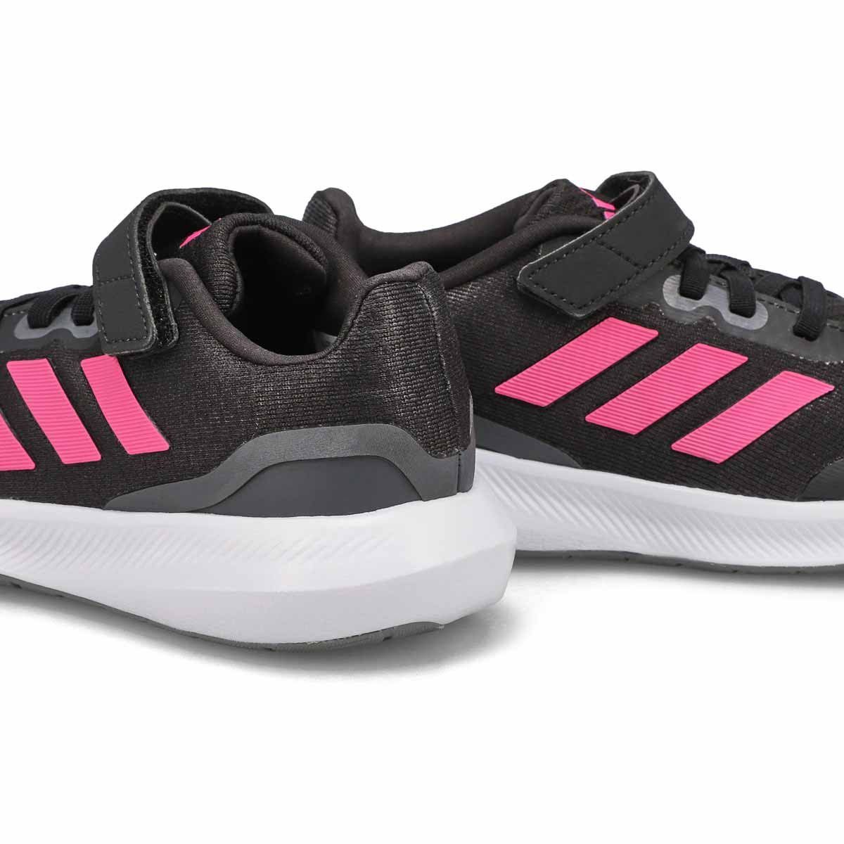 Girls' FunFalcon 3.0 EL K Sneaker - Black/Pink