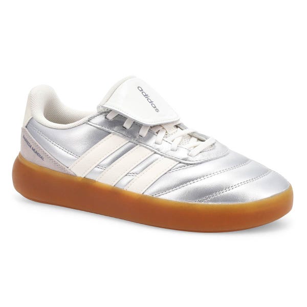 Women's Barreda Mundail Lace Up Sneaker - Silver Metallic/White/Iron Metallic