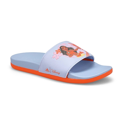 Kds Adilette Comfort Moana Slide Sandal - Blue