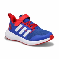 Kids' FortaRun 2.0 Spider Man Sneaker - Blue/White/Red