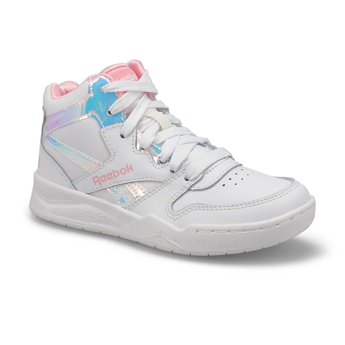 Girls white reebok outlet