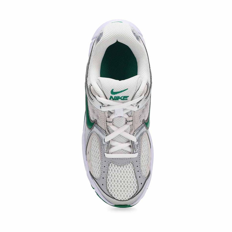 Boys'  V5 BG Performance Sneaker - White/Malachite/Vast Grey/Metalic Silver