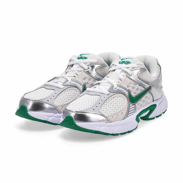 Boys'  V5 BG Performance Sneaker - White/Malachite/Vast Grey/Metalic Silver