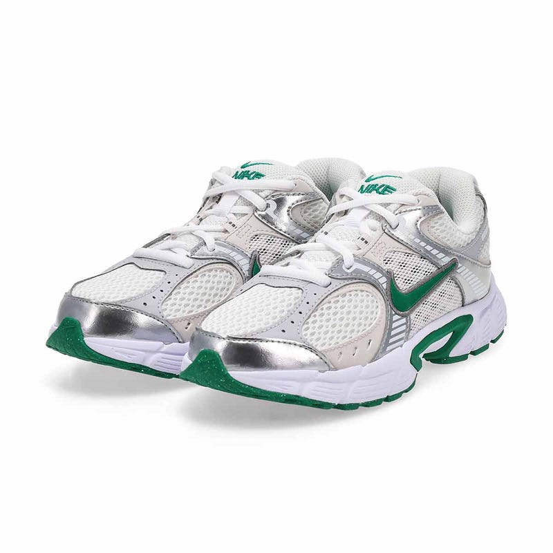 Boys'  V5 BG Performance Sneaker - White/Malachite/Vast Grey/Metalic Silver