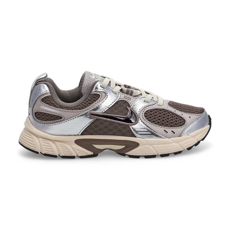 Boys'  V5 RNR Lace BP Performance Sneaker - Cave Stone/Black/College Grey/Vast Grey