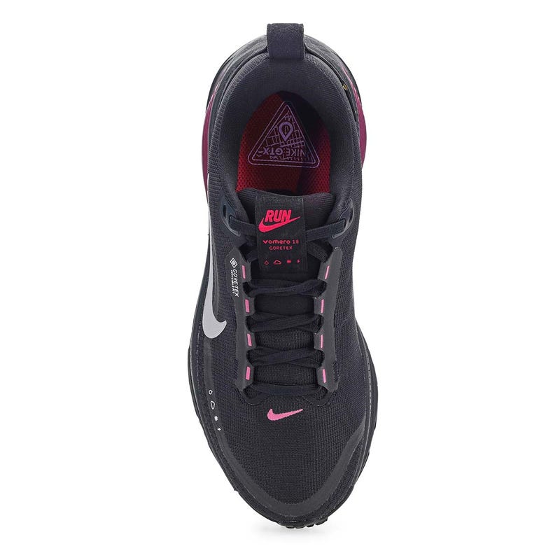 Women's  Vomero 18 Gortex Performance Sneaker - Black/Silver
