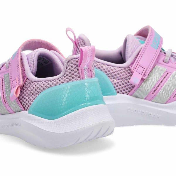 Baskets LIGHTORAMA EL C, lavande glacée/argent/aqua, filles