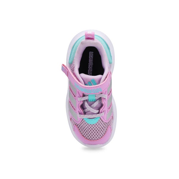 Infants'  Lightorama EL I Sneaker - Ice Lavender/Silver/Flash Aqua