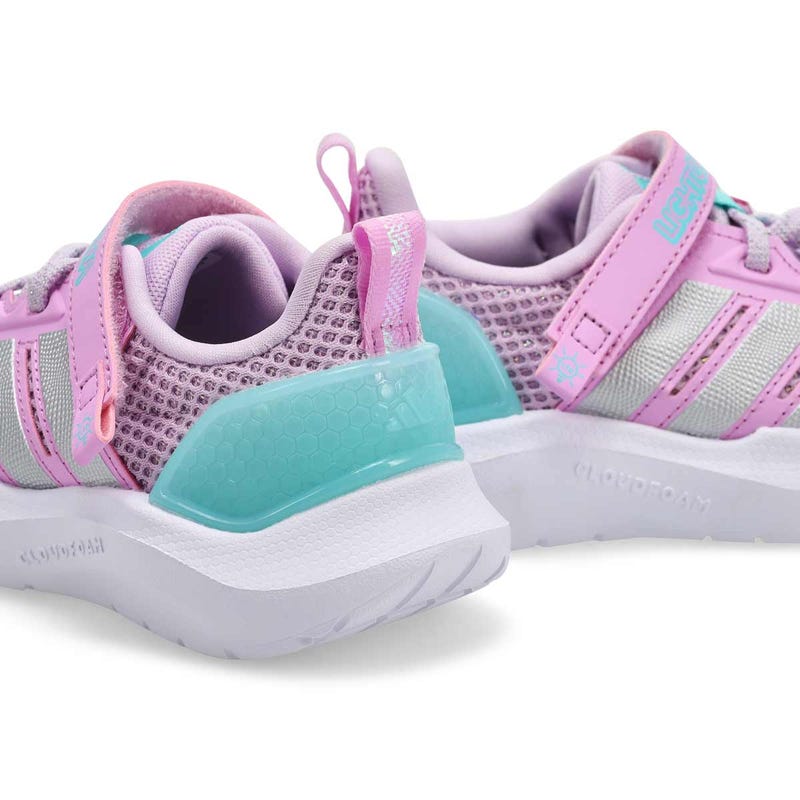 Infants'  Lightorama EL I Sneaker - Ice Lavender/Silver/Flash Aqua