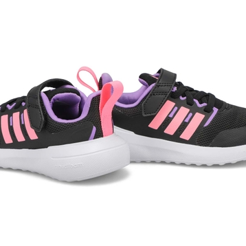 Infants' FortaRun 2.0 EL Sneaker - Black/Pink