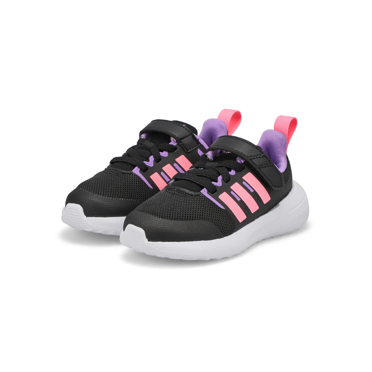 Infants' FortaRun 2.0 EL Sneaker - Black/Pink