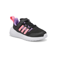 Infants' FortaRun 2.0 EL Sneaker - Black/Pink