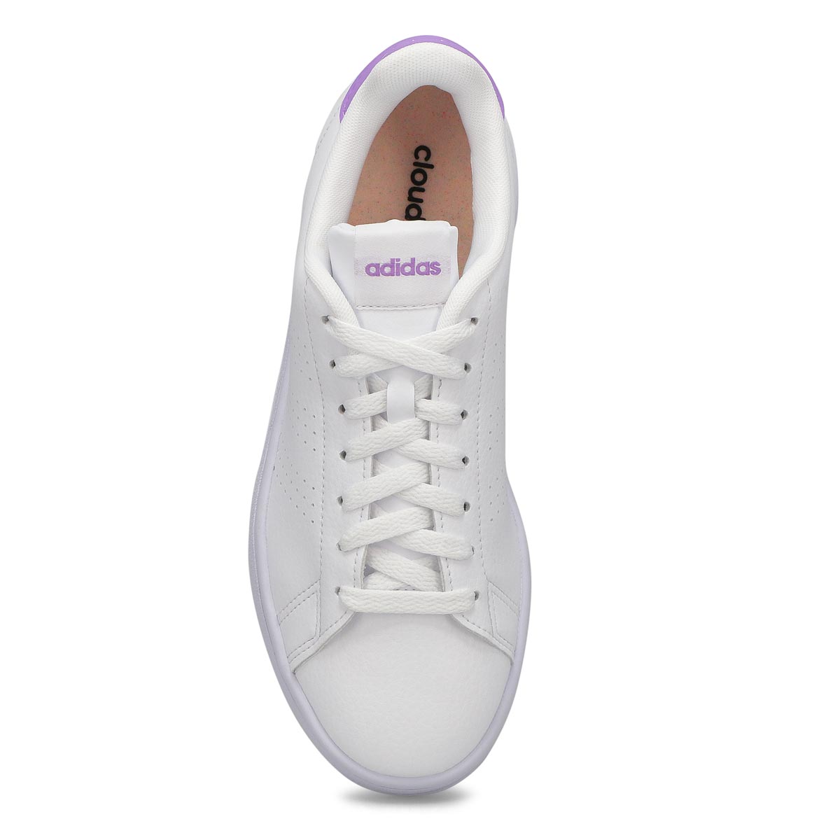adidas Advantage Sneaker - White/ Vio | SoftMoc USA