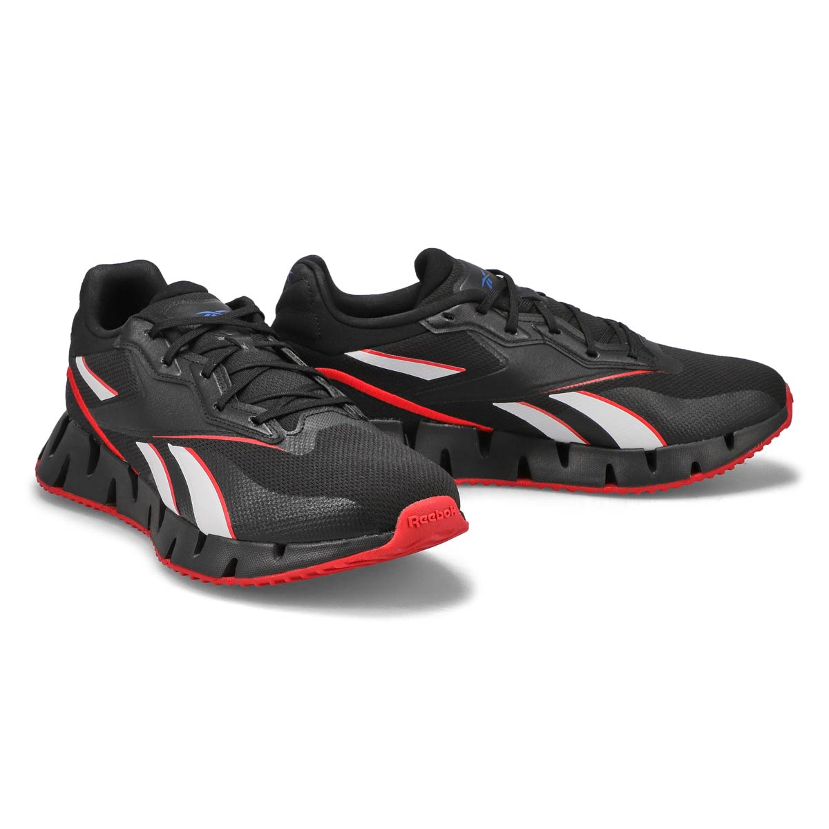 Men's Zig Dynamica 4 Sneaker - Black/Blue/Red