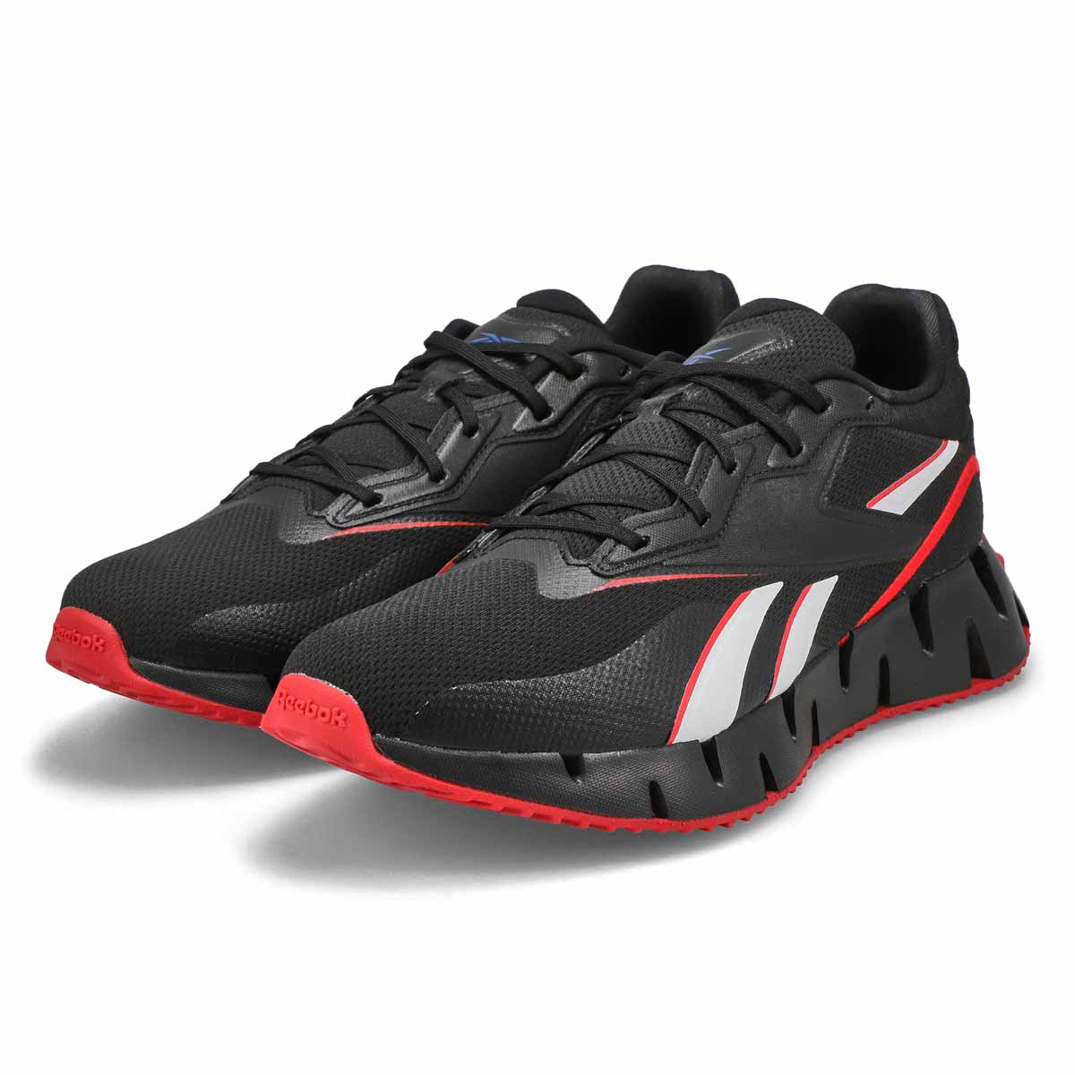 Men's Zig Dynamica 4 Sneaker - Black/Blue/Red