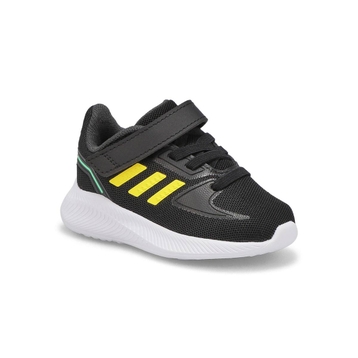 Infants' RunFalcon 2.0 Sneaker - Black/Yellow