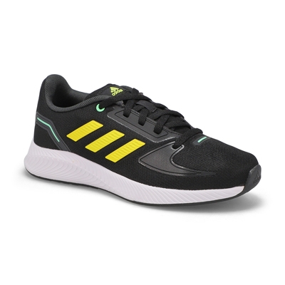 Kids RunFalcon 2.0 K Sneaker - Black/Yellow