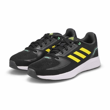 Basket RUNFALCON 2.0 K, noir/jaune, enfants