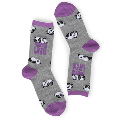 Chaussettes Forever Lazy Panda, grs, fem