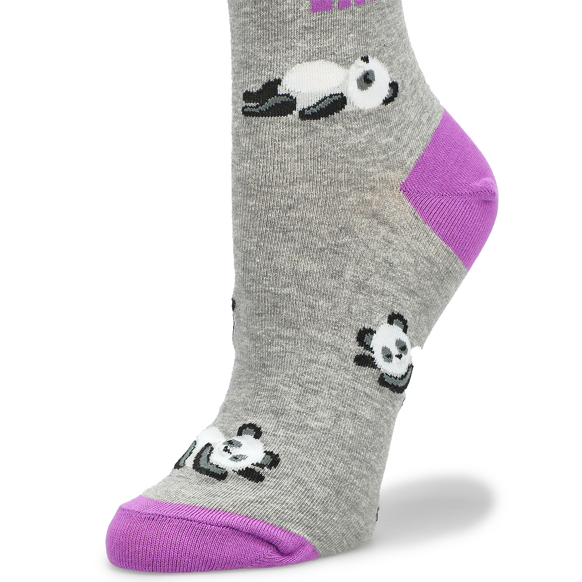Women's Forever Lazy Panda Printed Sock