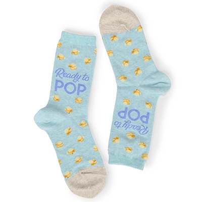 Lds Ready To Pop Printed Sock - Mint