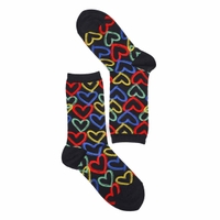 Chaussettes GRAFFITI HEARTS, femmes