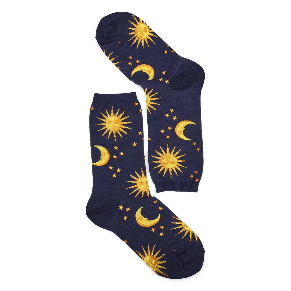 Chaussettes SHINY SUN AND MOON, marine, femmes