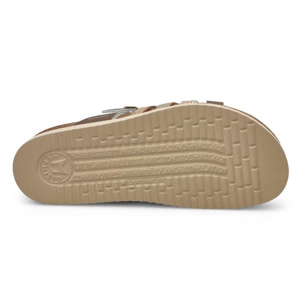 Sandale à lit de pied HULEDA, platine, femmes