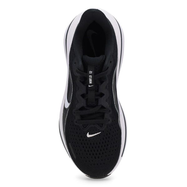 Baskets de performance WINFLO 12, noir/blanc/gris fumée, femmes