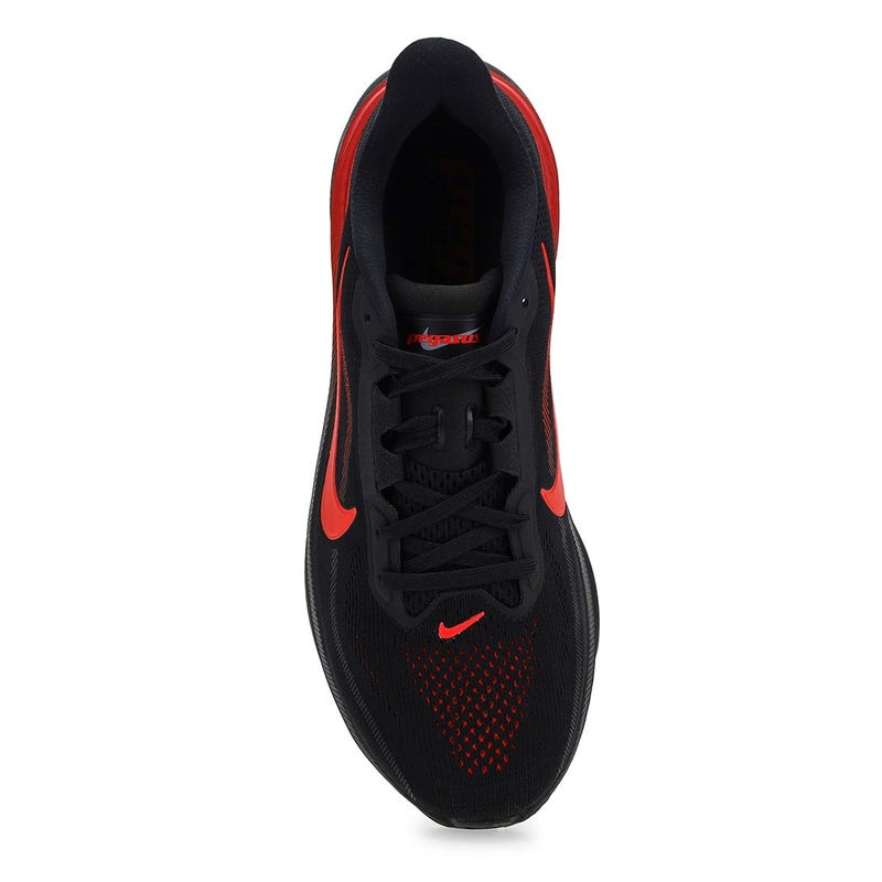Espadrille de course Air Zoom Pegasus 42 pour hommes - Noir/Crimson éclatant/Rouge