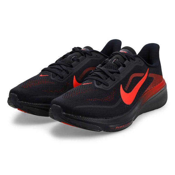 Espadrille de course Air Zoom Pegasus 42 pour hommes - Noir/Crimson éclatant/Rouge