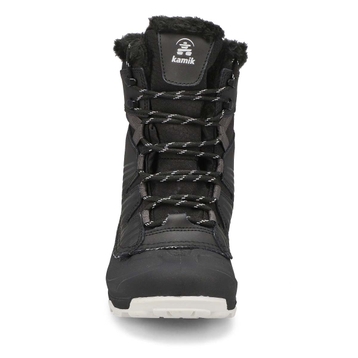 Botte d'hiver imperméable ICELAND F, noir/blanc, f
