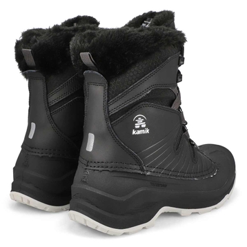 Botte d'hiver imperméable ICELAND F, noir/blanc, f