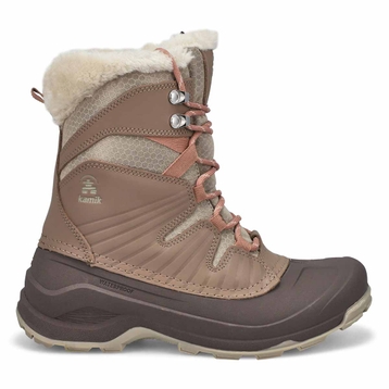 Botte d'hiver imperméable ICELAND F, fossile, femm