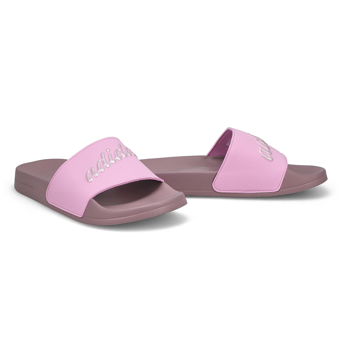 Women's Adilette Shower Slide Sandal - Silver/Lilac