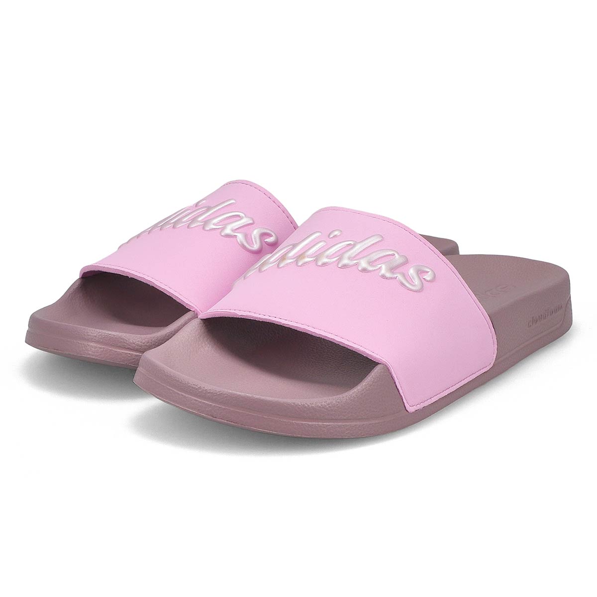 Women's Adilette Shower Slide Sandal - Silver/Lilac