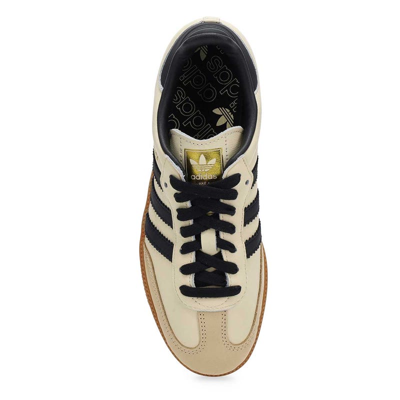 Women's Samba OG Lace Up Sneaker - Cream White/Black/Sand Strata