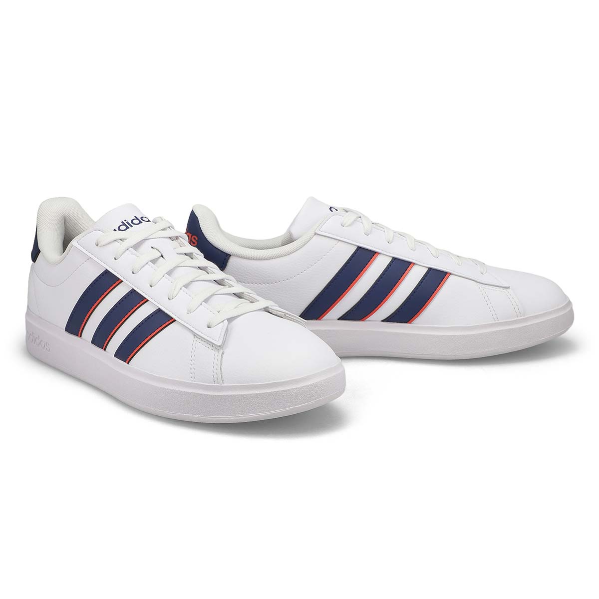 Men's Grand Court 2.0 Lace Up Sneaker - White/Blue