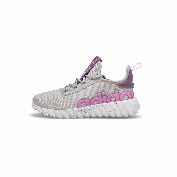 Adidas Girls' Kaptir 3.0 K Sneaker - Grey/Pi | SoftMoc.com