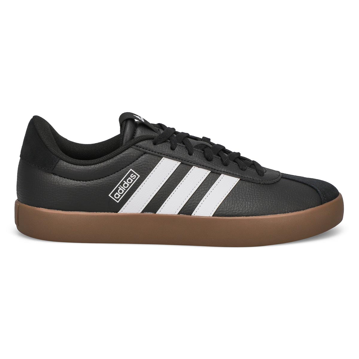 Men's VL Court 3.0 Lace Up Sneaker - Core Black/White/Gum 5