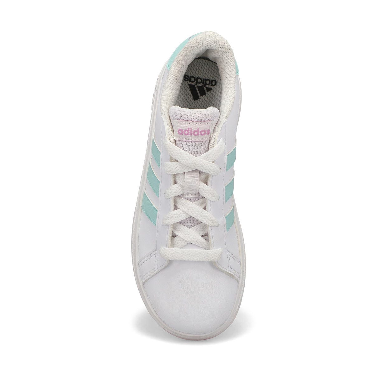 Baskets GRAND COURT 2.0 K, blanc/aqua/lilas, filles
