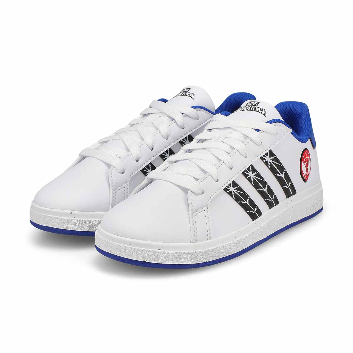 Baskets GRAND COURT MAN K, blanc/noir/bleu, enfants