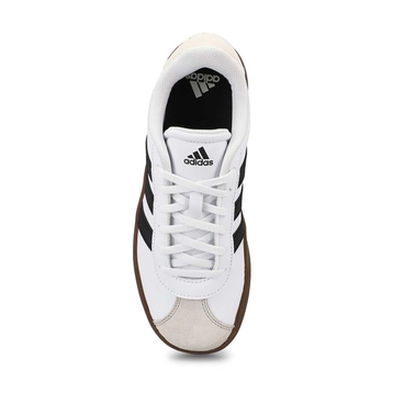 Kids' VL Court 3.0 Lace Up Sneaker - White/Black/G