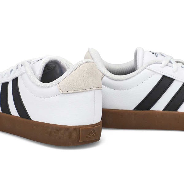 Baskets à lacets VL COURT 3.0, blanc/noir/gris, enfants