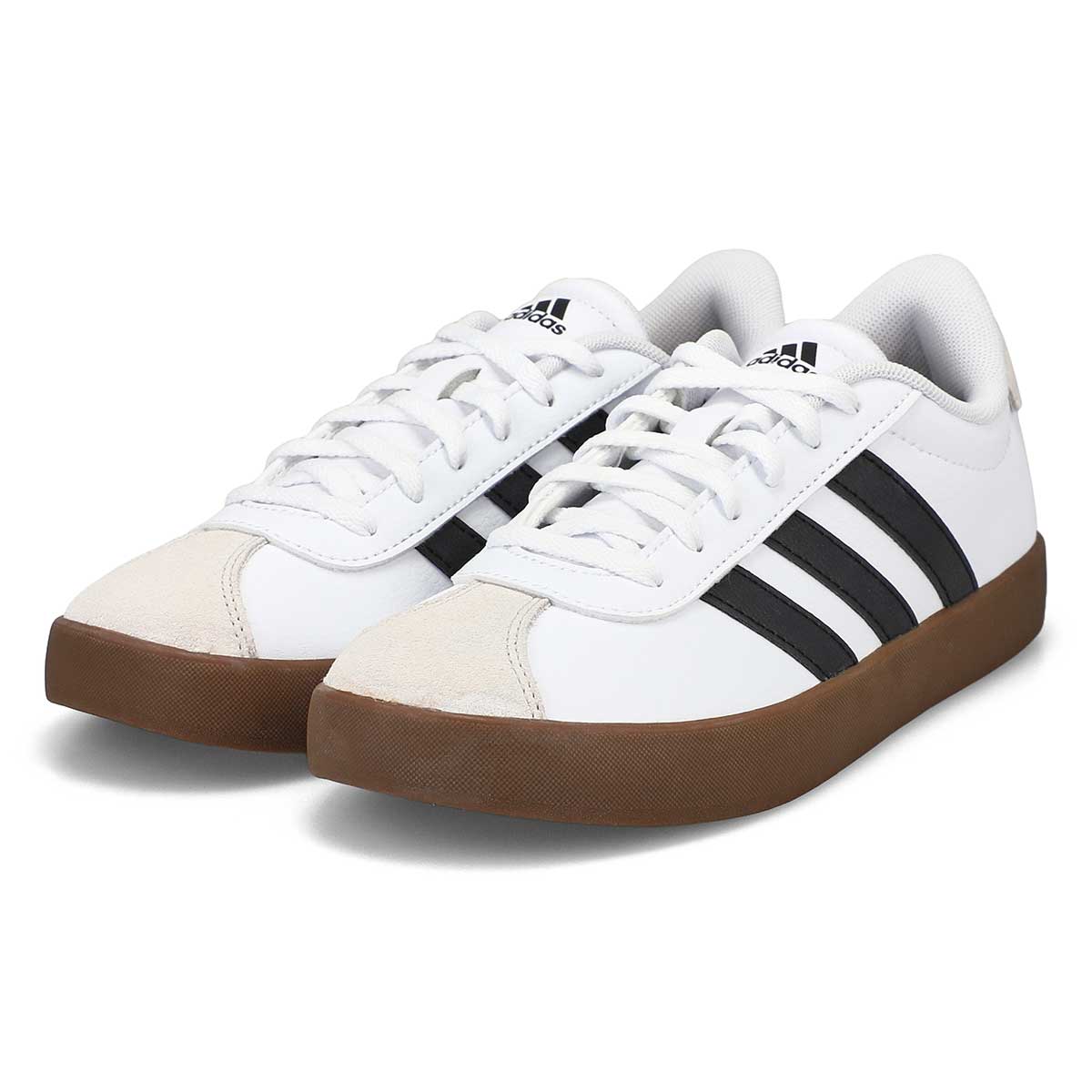 Kids' VL Court 3.0 Lace Up Sneaker - White/Black/Grey
