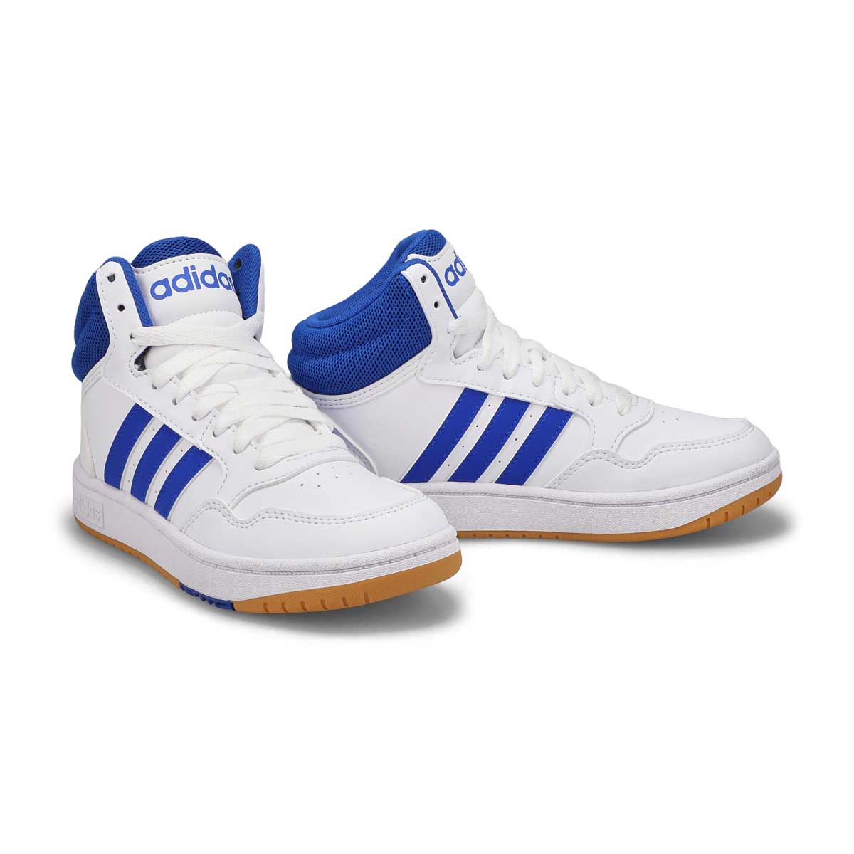 Kids' Hoops Mid 3.0 K Sneaker -White/Blue