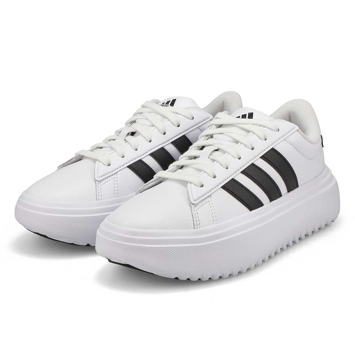 Women's Grand Court Platform Sneaker - White/Black