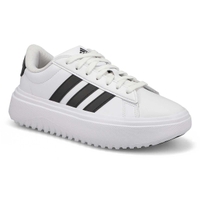 Women's Grand Court Platform Sneaker - White/Black