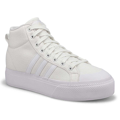 Lds Bravada 2.0 Platform Mid Sneaker - White