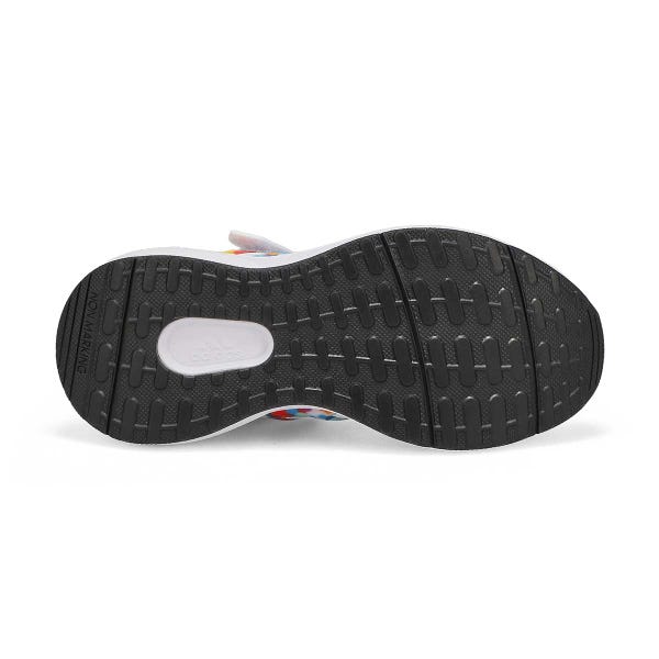 Kids' FortaRun 2.0 EL K Sneaker - White/Black/Green